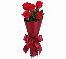 Букет 5 Красных роз Эдлесс Лав в Новый Городок