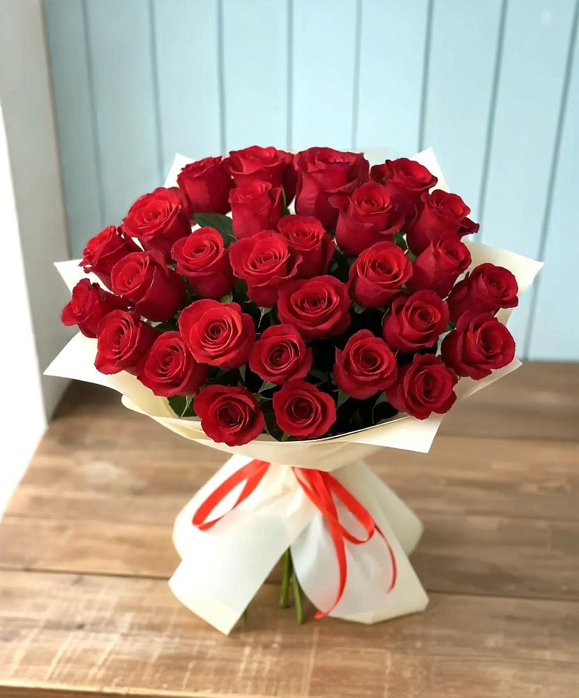 Букет 29 Красных роз в Новый Городок