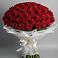 Букет 101 Красная роза Блэк Мэджик в Новый Городок