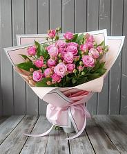 Букет Розовый кустик в Новый Городок