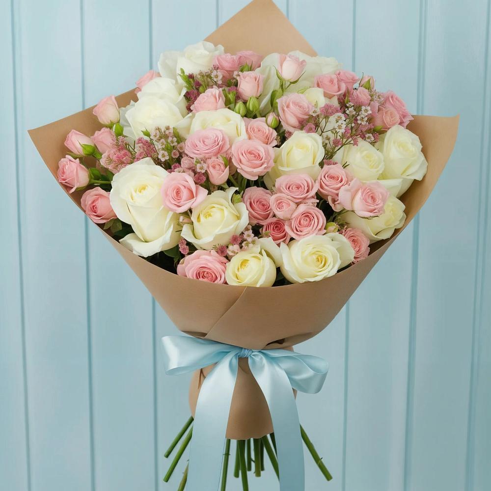 Букет цветов из: Розы в Новый Городок
