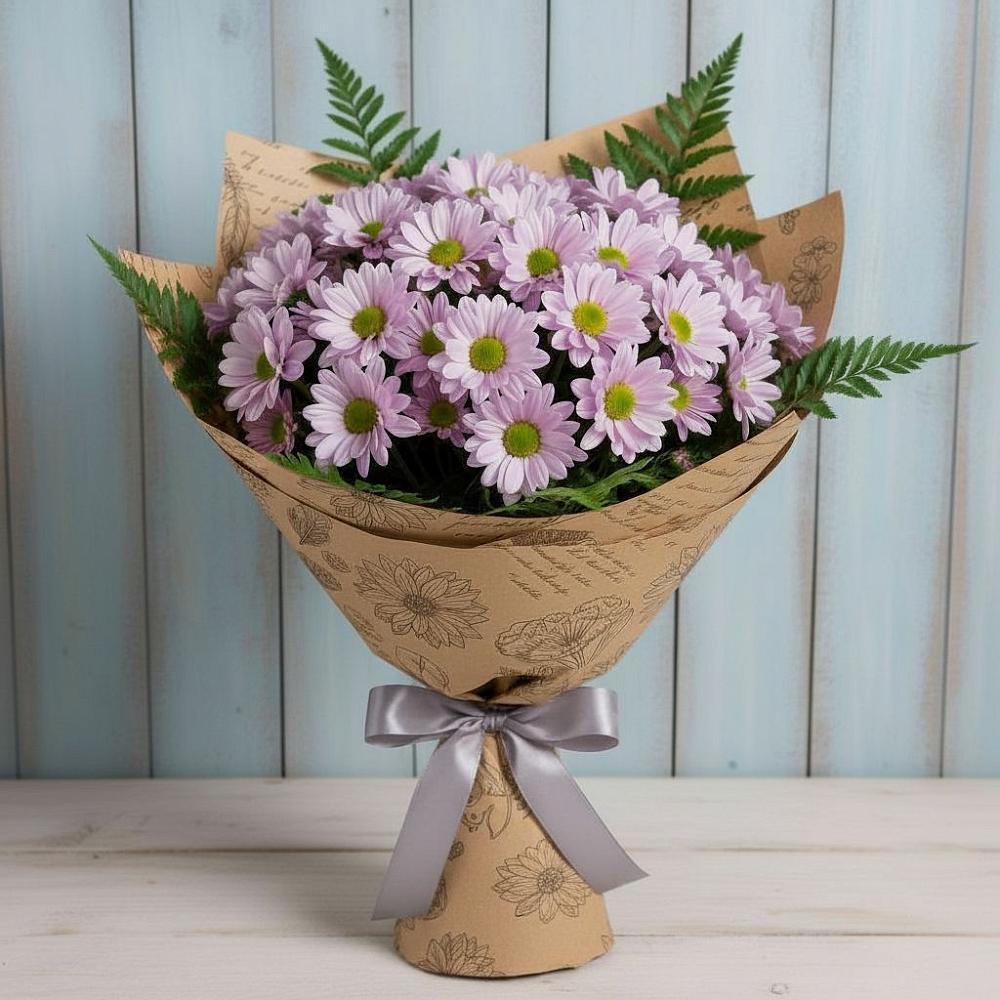 Букет цветов из: Хризантемы в Новый Городок