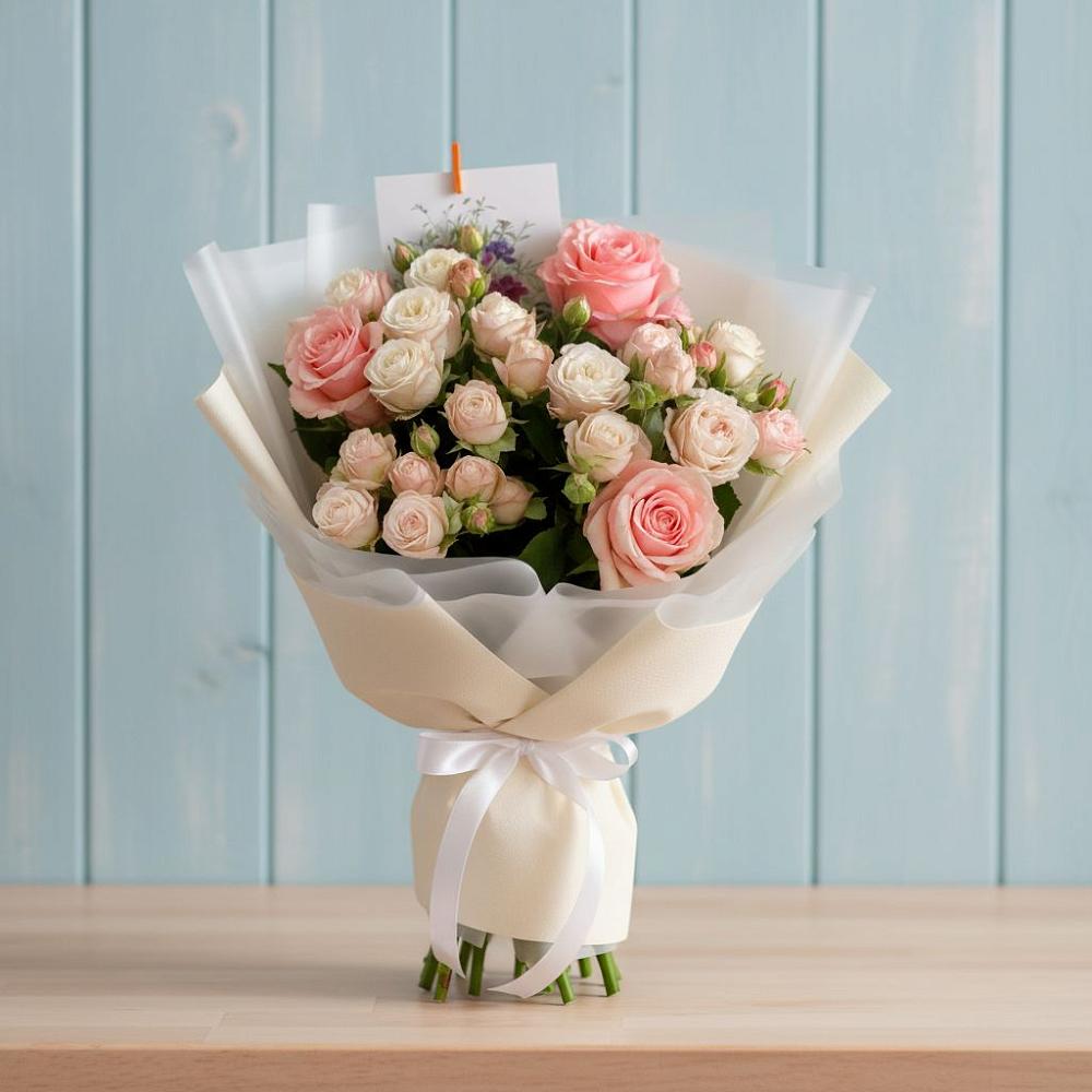 Букет цветов из: Розы в Новый Городок