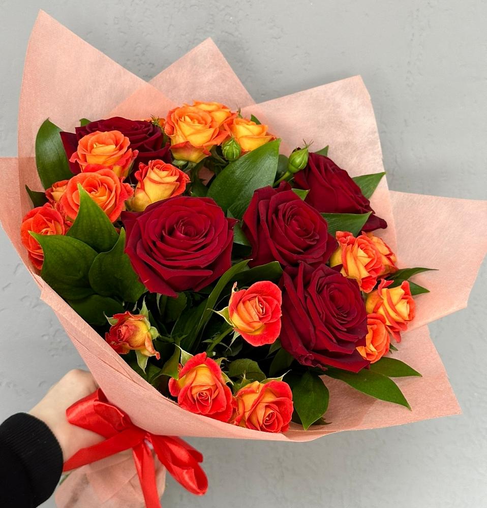 Букет Любовь и восторг в Новый Городок