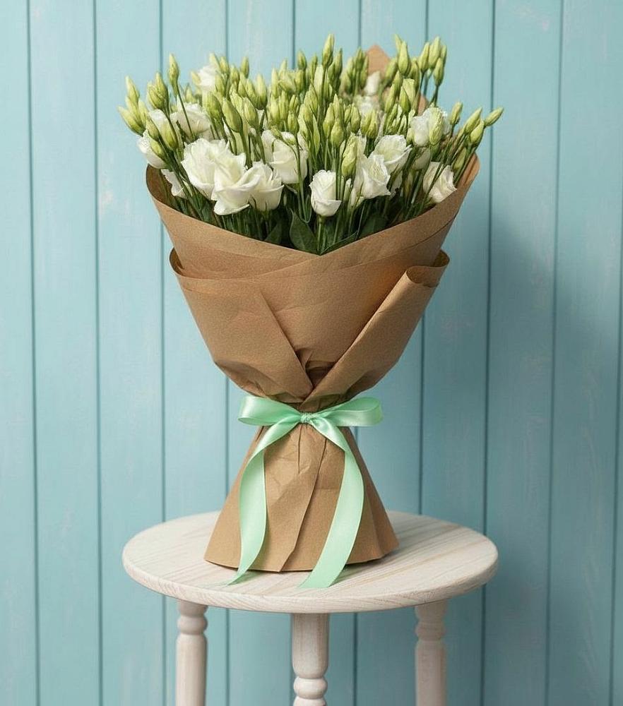 Букет цветов из: Лизиантусы в Новый Городок