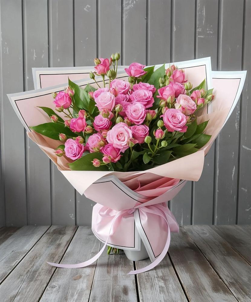 Букет Розовый кустик в Новый Городок