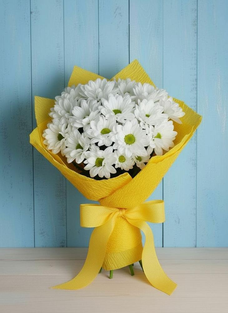 Букет цветов из: Хризантемы в Новый Городок