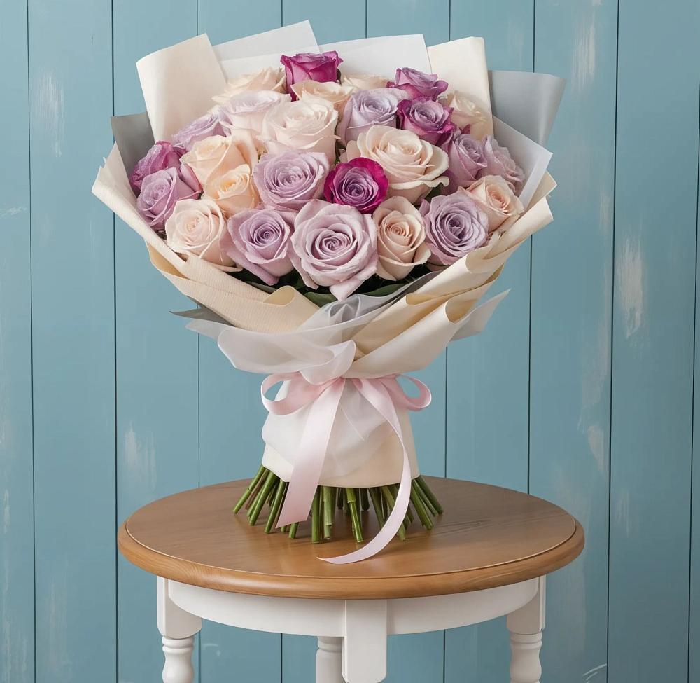 Букет цветов из: Розы в Новый Городок
