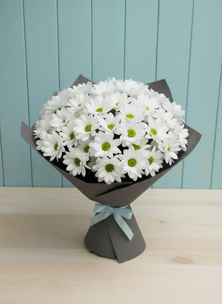 Букет цветов из: Хризантемы в Новый Городок