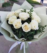 Букет Белые розы Проуд #REPLACE_PRED# Новый Городок