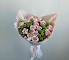 Букет цветов из:  Розы и Хризантемы в Новый Городок