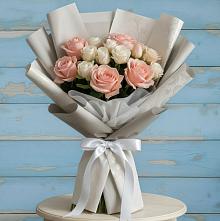 Букет цветов из:  Розы #REPLACE_PRED# Новый Городок