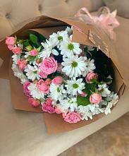 Букет цветов из:  Розы и Хризантемы #REPLACE_PRED# Новый Городок