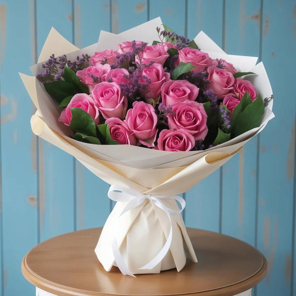 Букет цветов из: Розы в Новый Городок