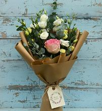 Букет цветов из:  Розы и Лизиантусы #REPLACE_PRED# Новый Городок